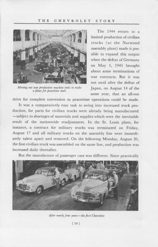 The Chevrolet Story - Published 1951 Page 15